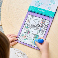 Melissa & Doug Water Wow pen used for easy, mess-free color reveal