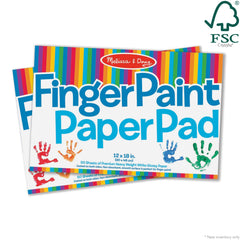 Melissa and Doug non-absorbent surface keeps colors vibrant and edges clean.