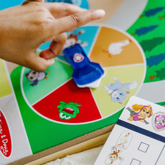 Melissa & Doug Paw Patrol wooden pieces image; tactile parts support sensory play.