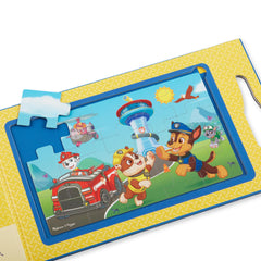 Melissa & Doug PAW Patrol take-along magnetic puzzles with two 15-piece sets for on-the-go play.