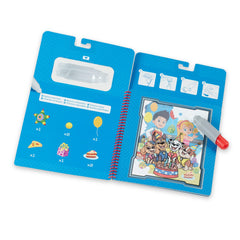 Melissa & Doug Water Wow pages feature Chase figures for imaginative play.