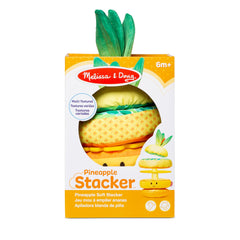 Melissa & Doug Pineapple Soft Stacker rocking base detail for discovery.