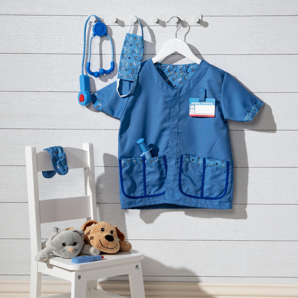 Melissa & Doug plush dog patient for examination and comfort