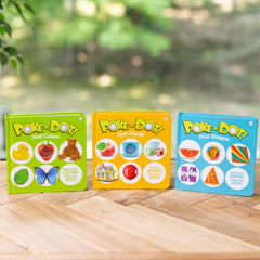 Melissa & Doug Poke-a-Dot First Colors brown bear help vocabulary expansion with reachable buttons