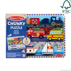 Melissa & Doug police car piece enhances imaginative play and hand-eye coordination