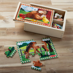 Melissa & Doug kid-friendly wooden toy encourages independent play