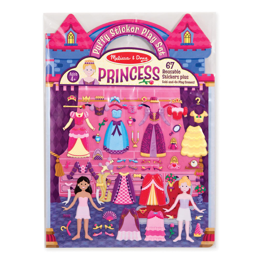 Melissa and Doug princess sticker collection sparks creative pretend play and storytelling.