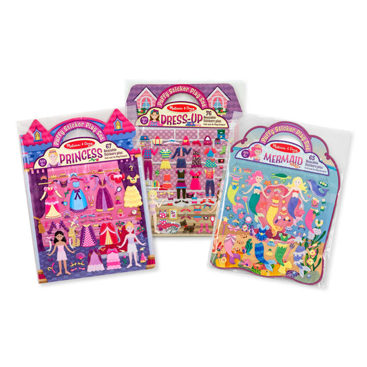 Melissa & Doug dress-up background for portable, mess-free storytelling adventures.