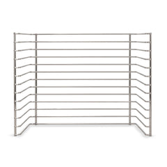 Melissa & Doug puzzle storage rack side view with 12 slots for organized play