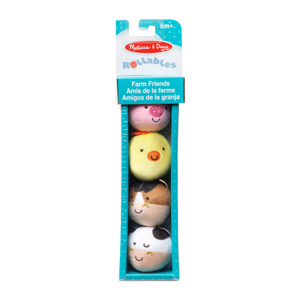 Melissa & Doug Rollables Farm Friends chicken engaging rolling action.