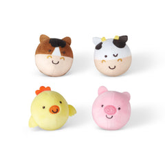 Melissa & Doug Rollables Farm Friends cow with chime for sensory exploration.