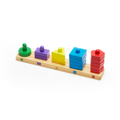 Durable Melissa & Doug materials stand up to energetic play