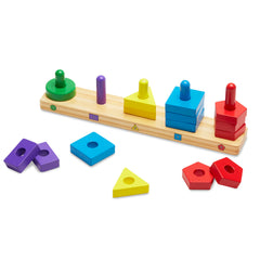 Melissa & Doug printed key guides color and quantity matching