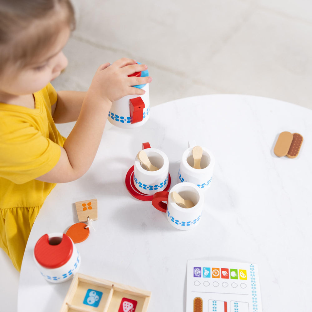 Melissa & Doug cups for two for sharing during pretend tea parties