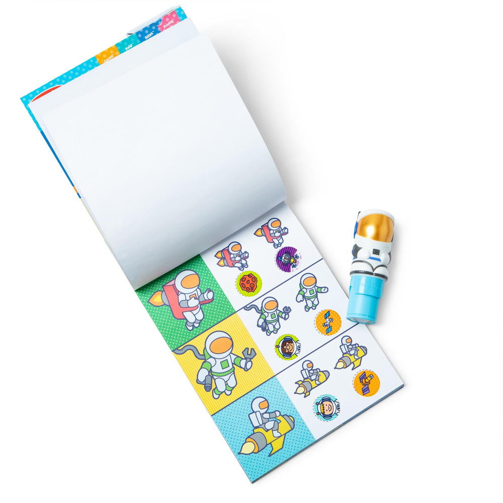 Melissa & Doug Sticker WOW 300-sticker stack with a variety of designs.