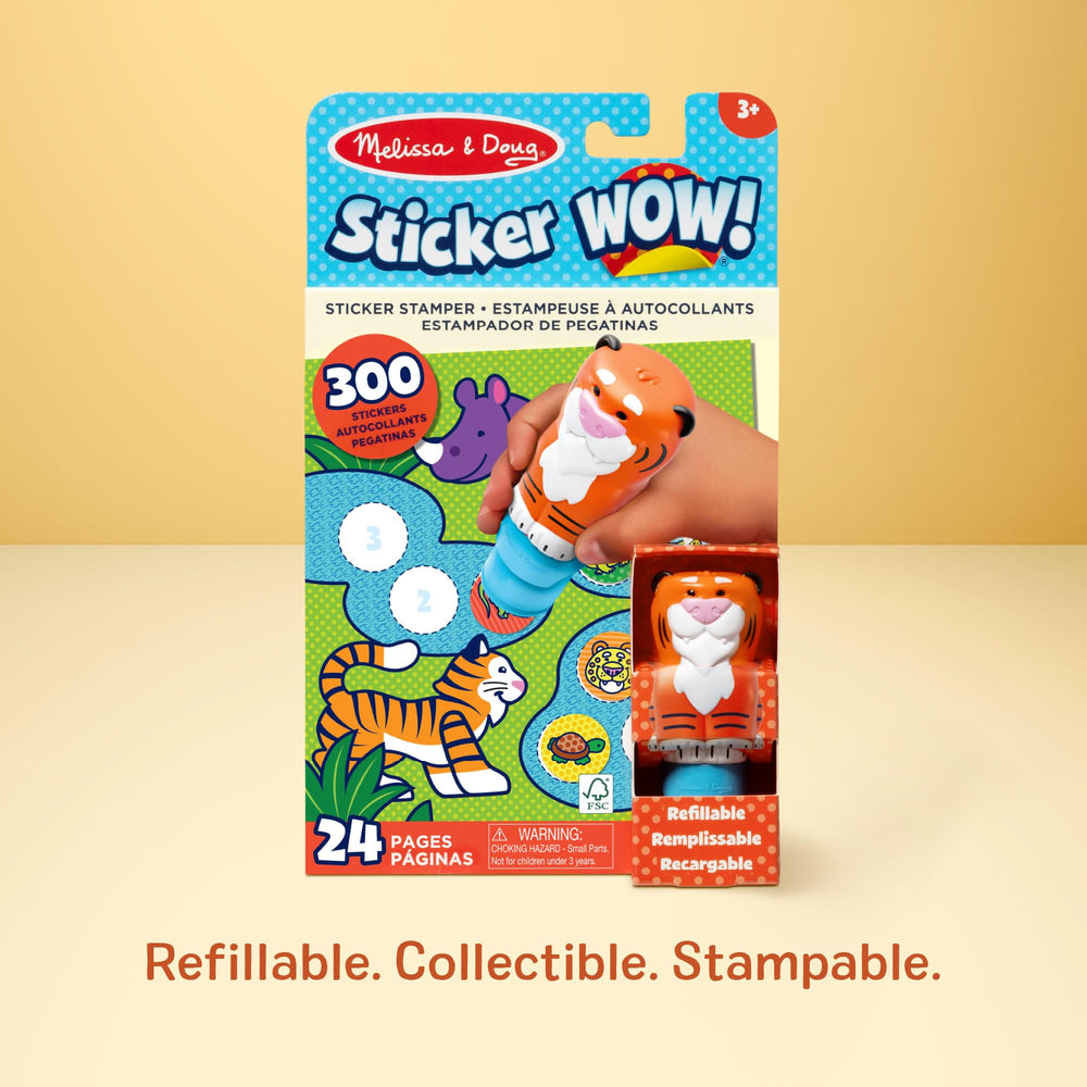 Melissa & Doug Sticker WOW mess-free activity ideal for cars and quiet time.