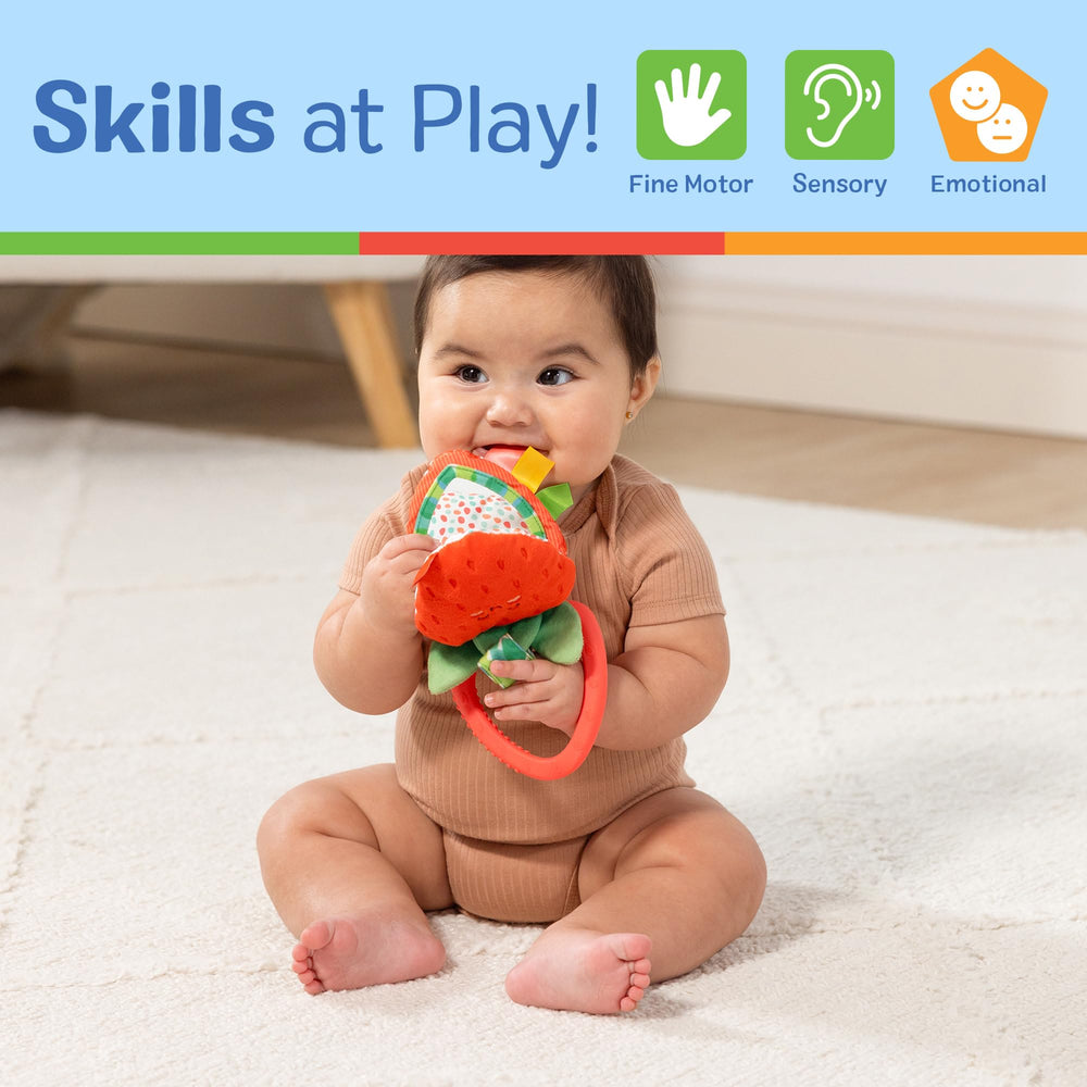 Melissa & Doug clip-on attachment for strollers and car seats.