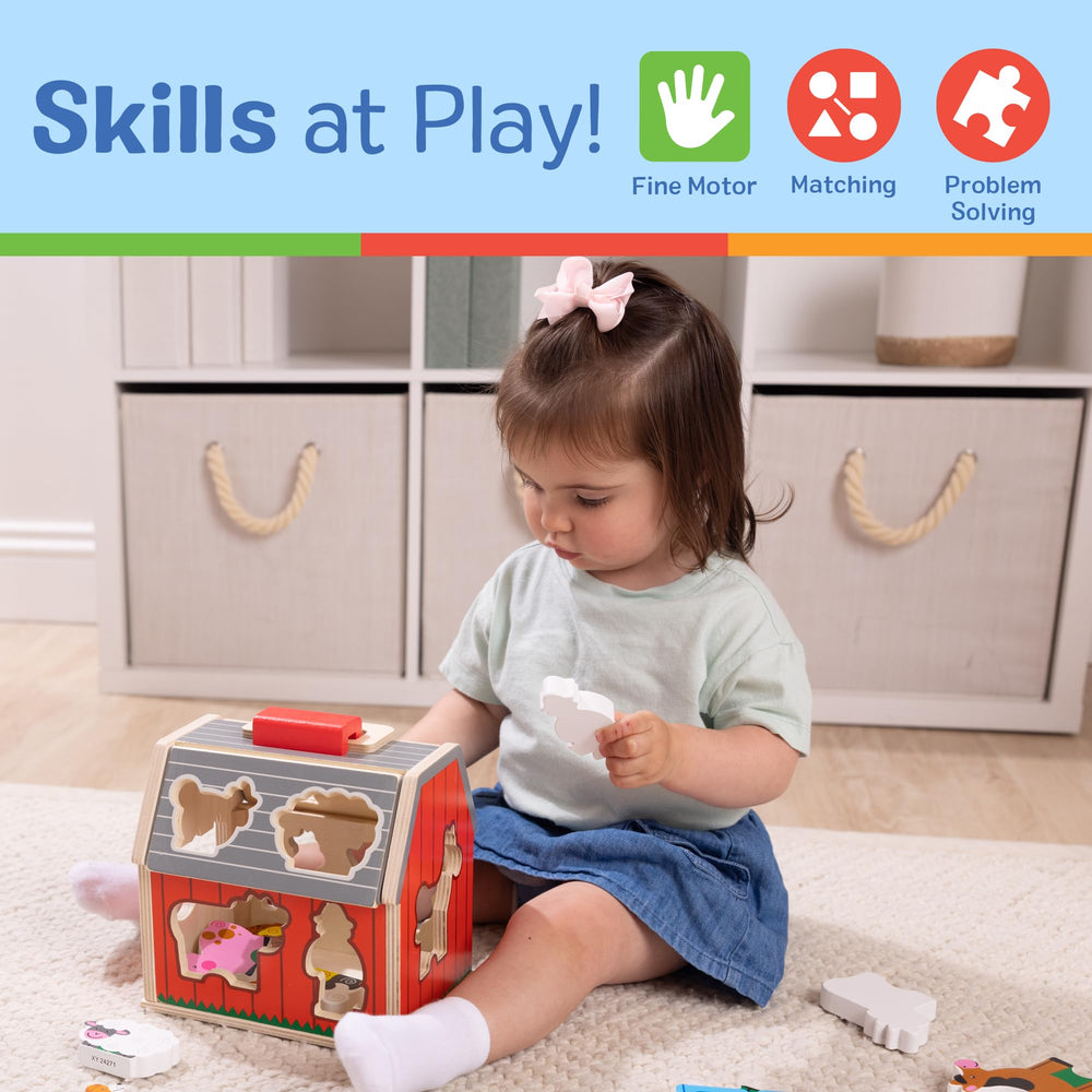Melissa & Doug tractor piece supports pretend farming and motor skill practice on the go