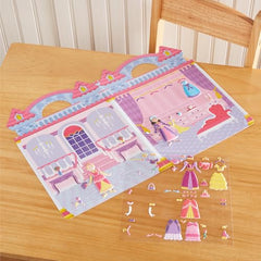 Melissa and Doug travel carry handle makes transport simple for kids.