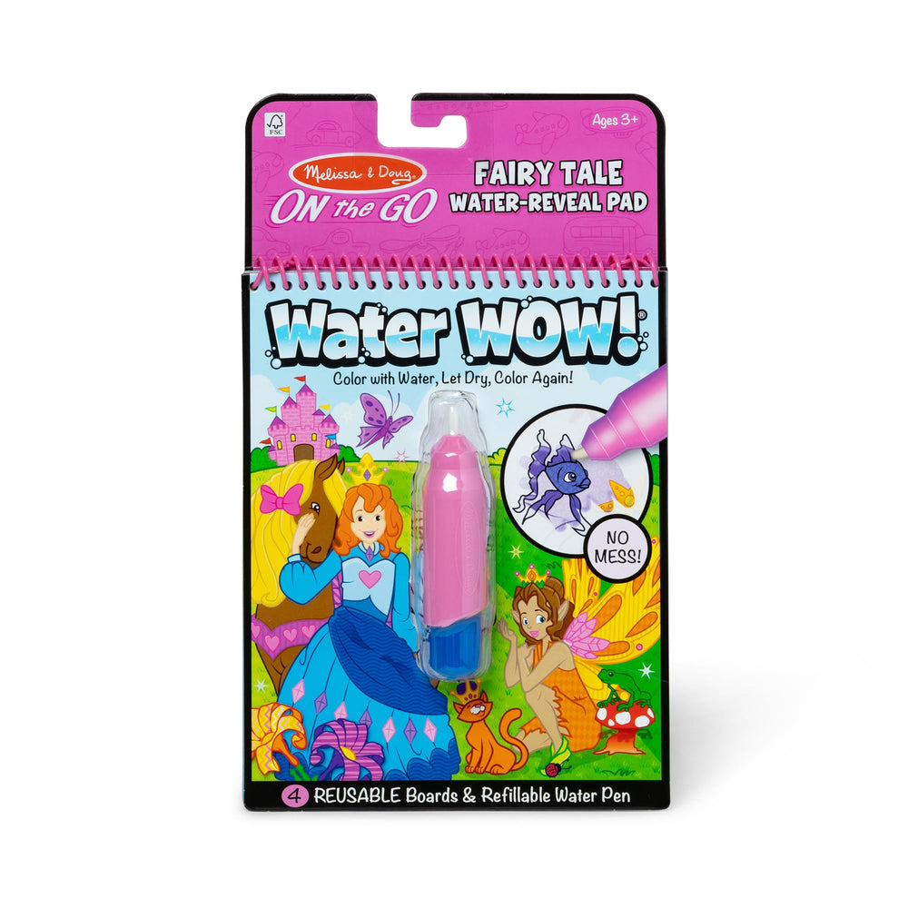 Melissa & Doug Water Wow! cover with pen storage for mess-free travel art