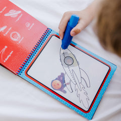 Melissa & Doug Water Wow Space rocket-ship coloring with water for screen-free play