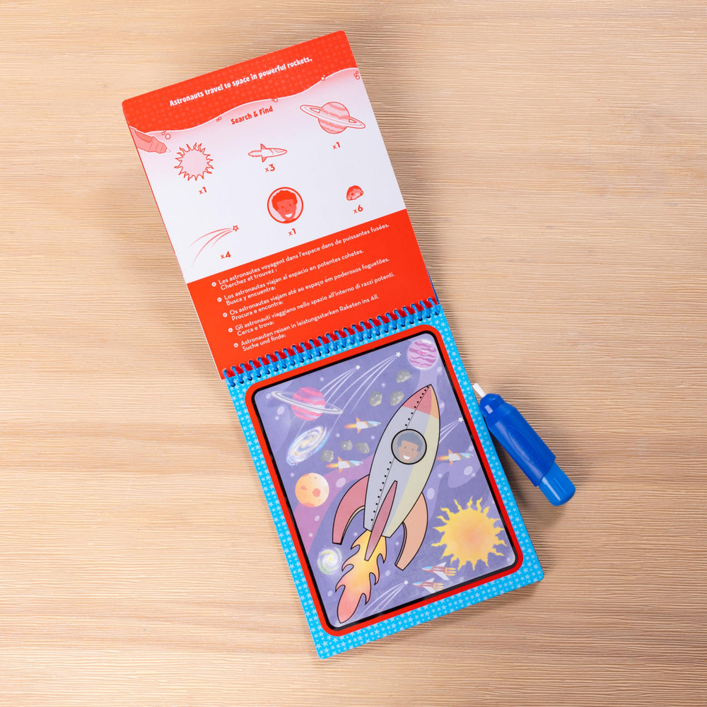 Melissa & Doug Water Wow Space travel-friendly activity supports quiet play on trips