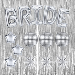 Melody Fantasy bride party decorations kit unifies decor with a statement centerpiece.