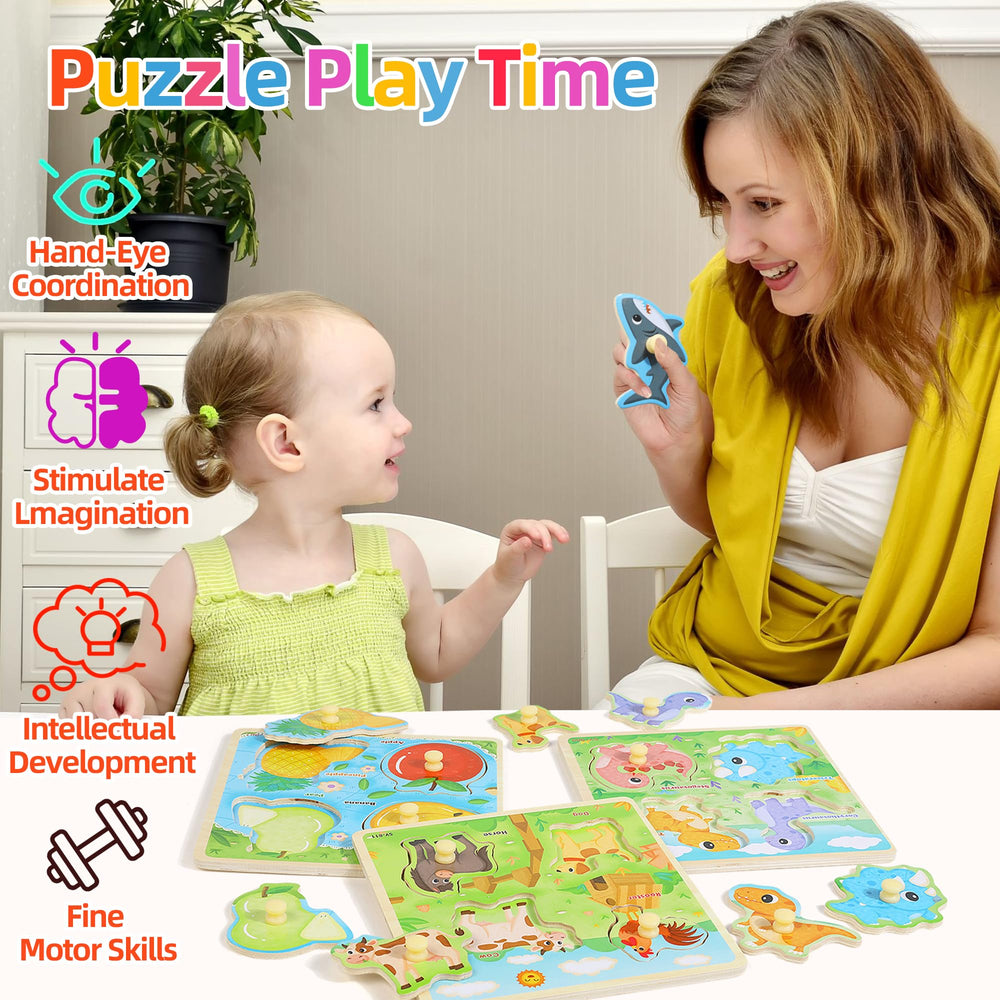 Melofaver farm puzzle encourages pretend play and spatial awareness.