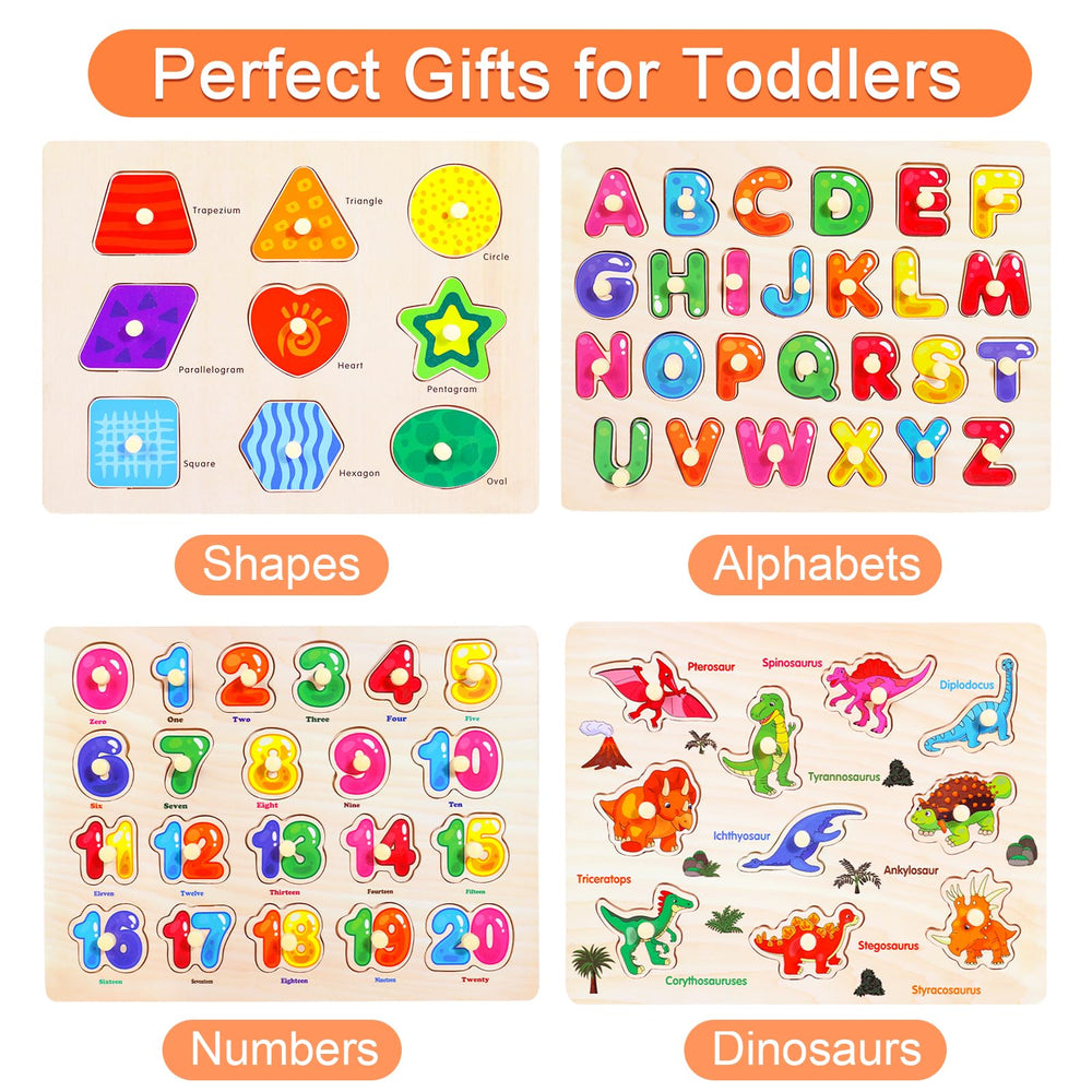 Melofaver wooden puzzle box keeps pieces organized and portable for on-the-go learning.