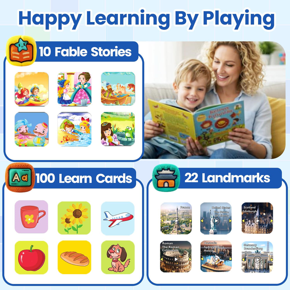 Melontti kids smartwatch 39 games interface showcasing learning and play options