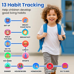Melontti kids smartwatch battery life indicator with 7–14 days standby