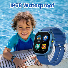 Melontti kids watch HD camera blue, capturing memories during adventures