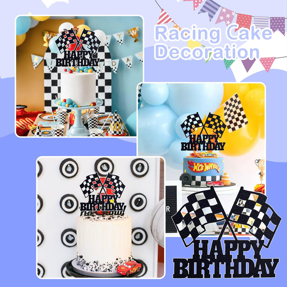 MEMOVAN car-themed cake topper doubles as a playful desk centerpiece.