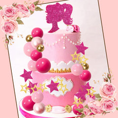 MEMOVAN gold stars cake picks provide a subtle metallic accent