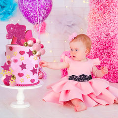 MEMOVAN hot pink ball toppers create playful boho texture