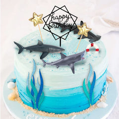 MEMOVAN ocean-themed toppers ideal for baby showers and birthdays.