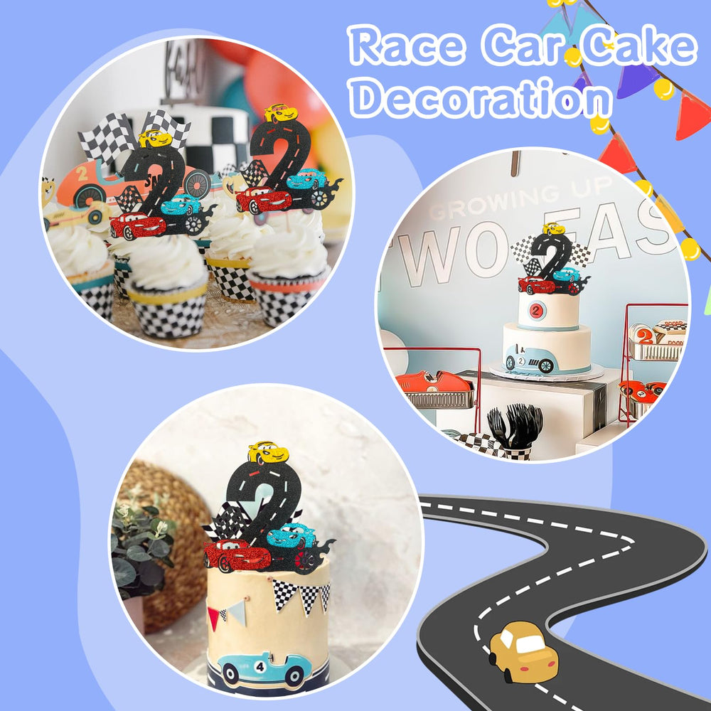 MEMOVAN race car topper makes a thoughtful kid gift for car enthusiasts
