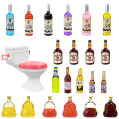 MEMOVAN toilet cake topper for playful cake decoration and party fun