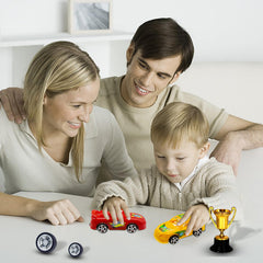 MEMOVAN trees cake toppers add playful racing scenery