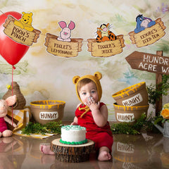 MEMOVAN Winnie centerpiece stick 1 adds playful party accents.