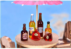 MEMOVAN XO wine bottle topper enhances dollhouse displays