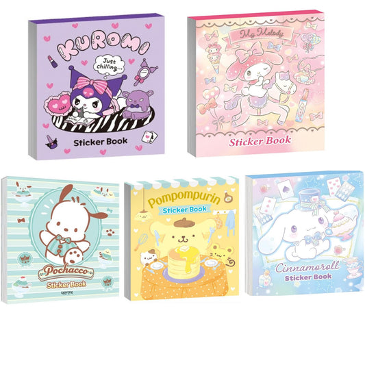 MENBLY Character Sticker Minibook 5-Pack cover view for travel-friendly creativity