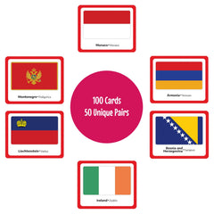 Menique laminated cards endure daily classroom and travel use.