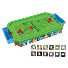 Menkind Minecraft Arcade Air Hockey Overworld table showcased for premium home play.