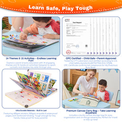 MENKRISE drawing pages included to spark creativity and early literacy.