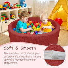 MEOGETY ball pit dimensions 35.4 by 11.8 by 1.96 inches for compact, contained play.