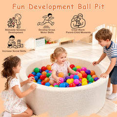 MEOGETY ball pit can function as toy storage when not in use.