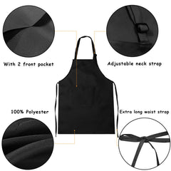 Meogety kids apron with front pocket, perfect for cooking or baking tools.