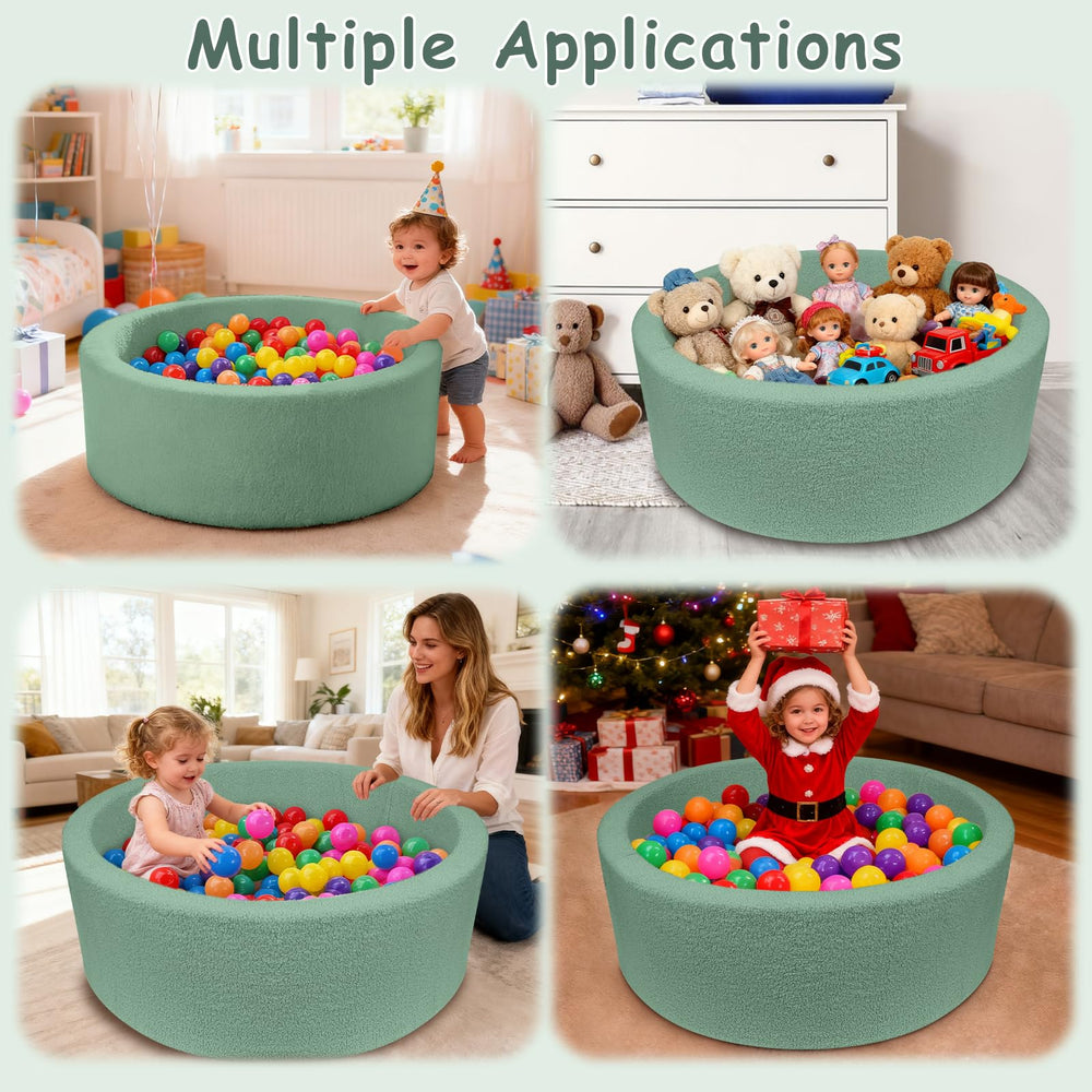 MEOGETY soft ball pit suitable for babies, dogs, and cats.