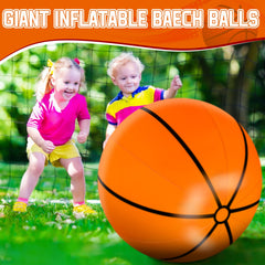 Meooeck giant basketball props for sports themed birthdays and events